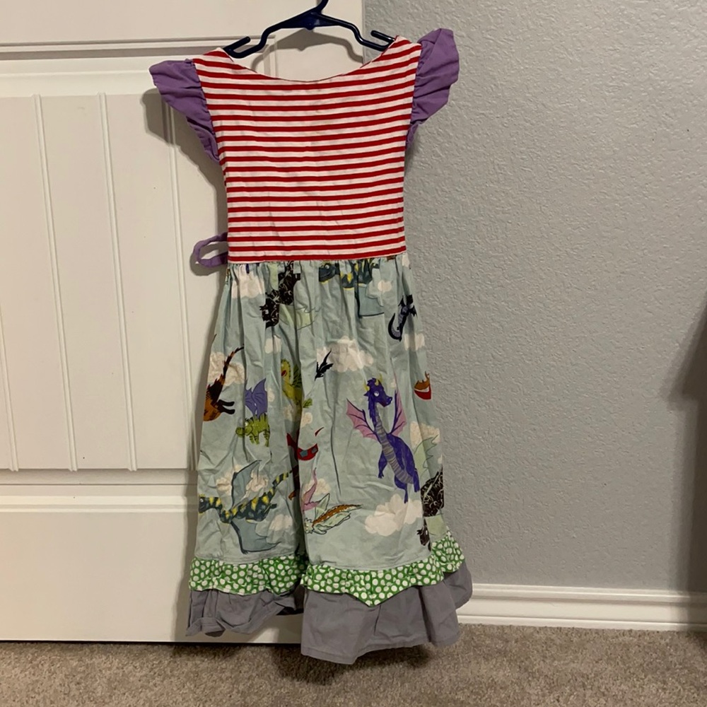 Handmade girls dragon dress